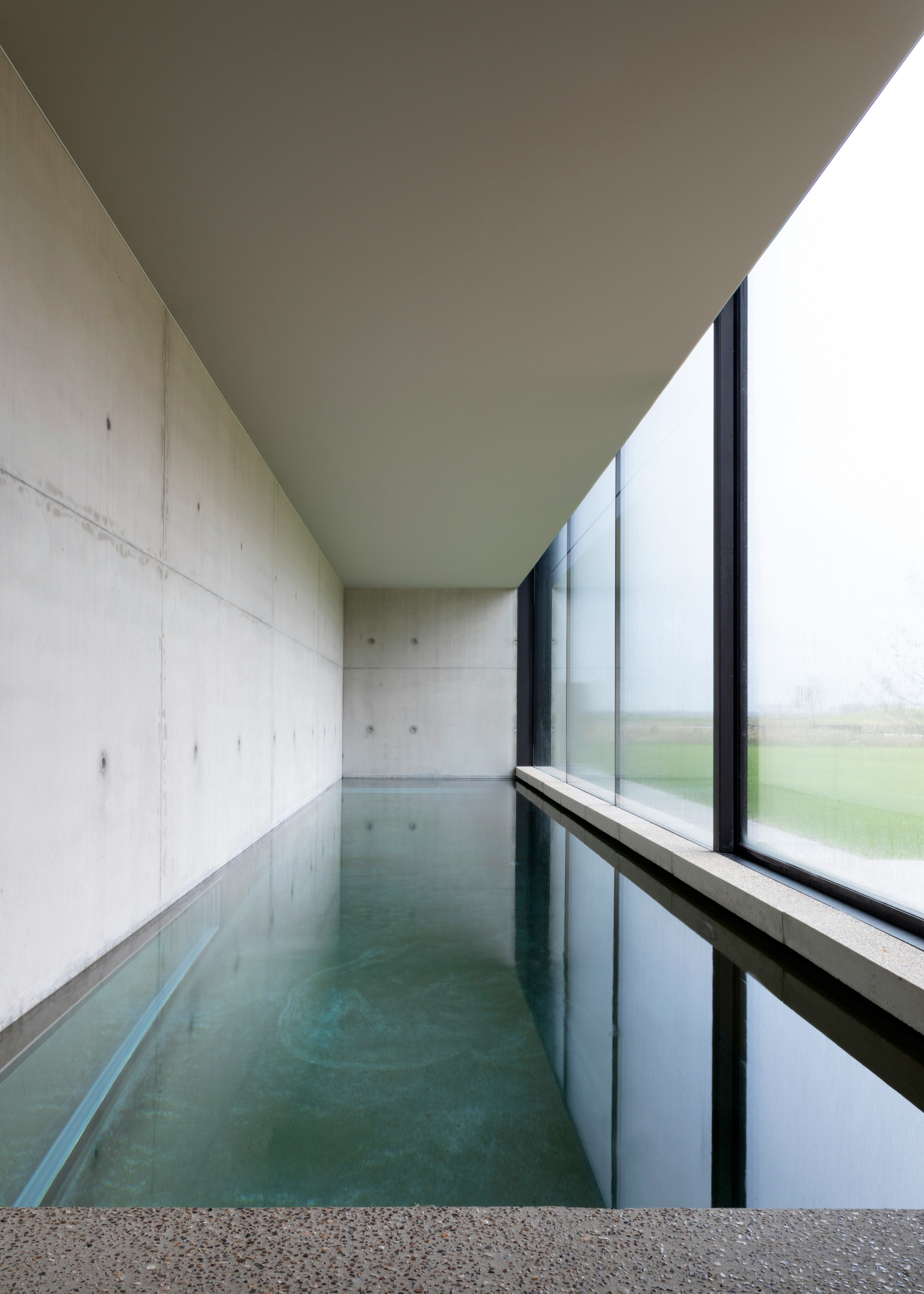 indoor swimming pool in building